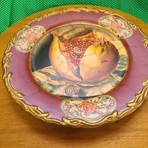 Two Hand Painted Decorative Plates by R. W… - Picture 6 of 9